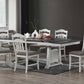 Poundex F2523 White 7 Pc Dining Collection