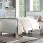 Louis Philippe III Sleigh Bedroom Collection - Platinum Finish