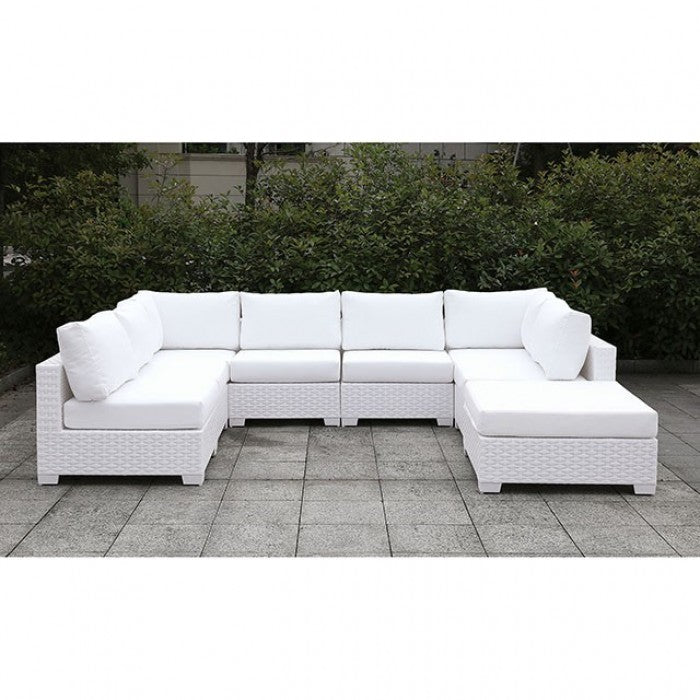 Somani White Sectional - Set 3