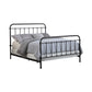 Cama Livingston Panel Metal Bronce Oscuro