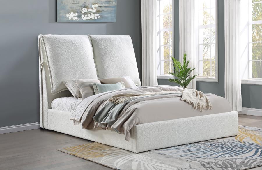 Gwendoline 306040KE King Boucle Bed