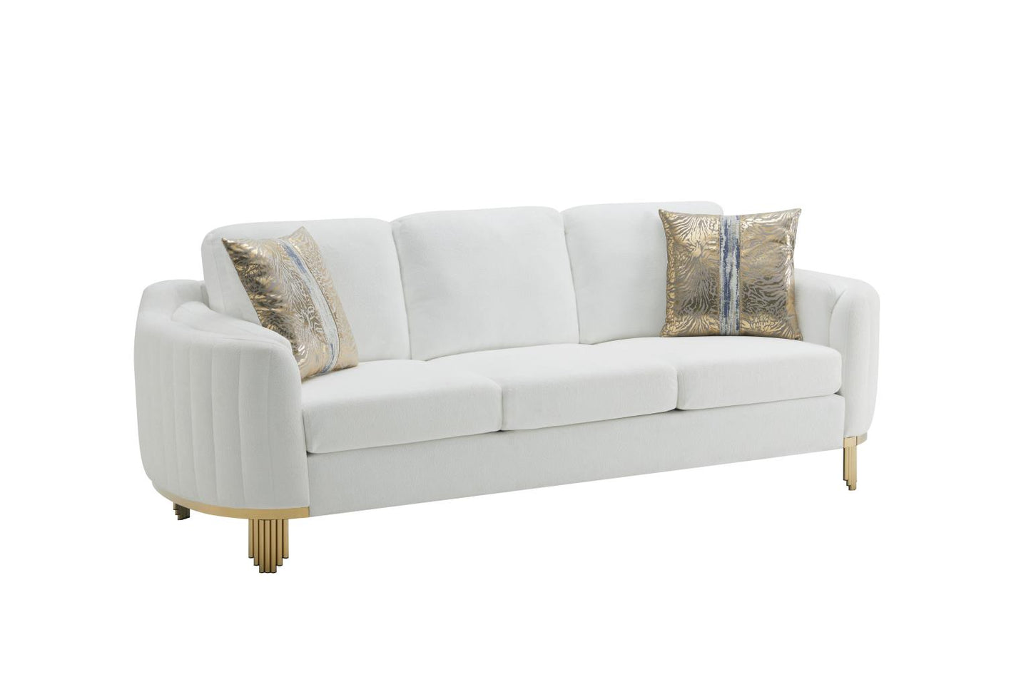 Lexi Cream Sofa & Loveseat by Cosmos LEX-SL