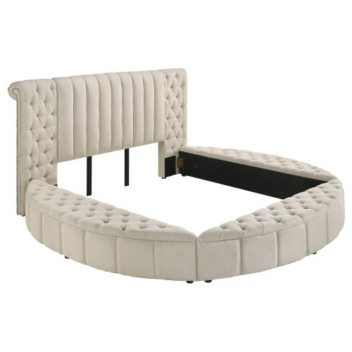 Sonya 360111Q Upholstered Storage Bed