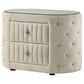 Sonya 360122 Boucle Upholstered Nightstand