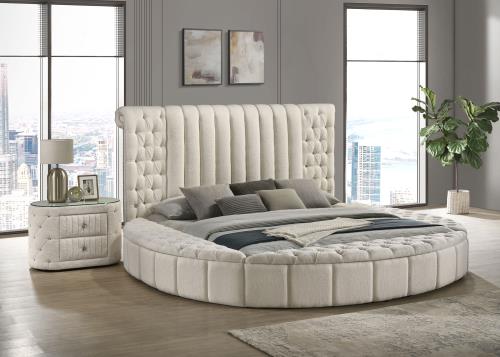 Sonya 360111Q Upholstered Storage Bed