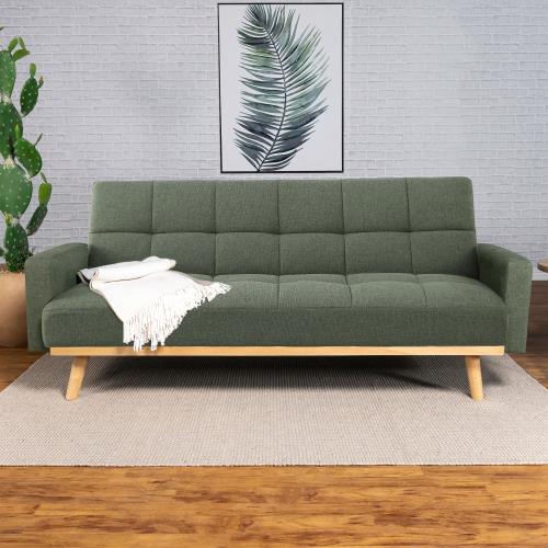 Kourtney Convertible Sofa - Sage Green