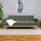 Kourtney Convertible Sofa - Sage Green