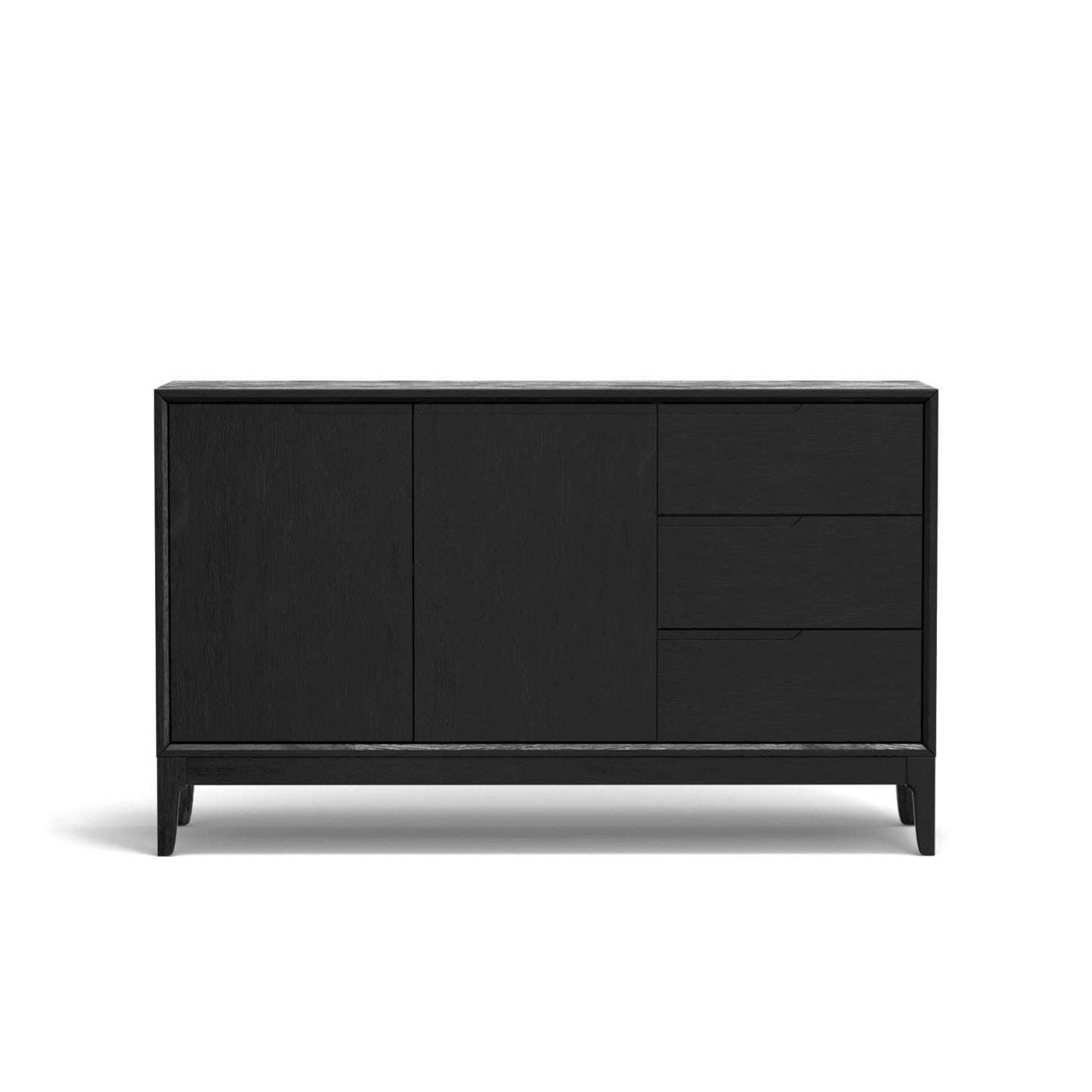 Alpine Furniture Cove Servidor Vintage Negro