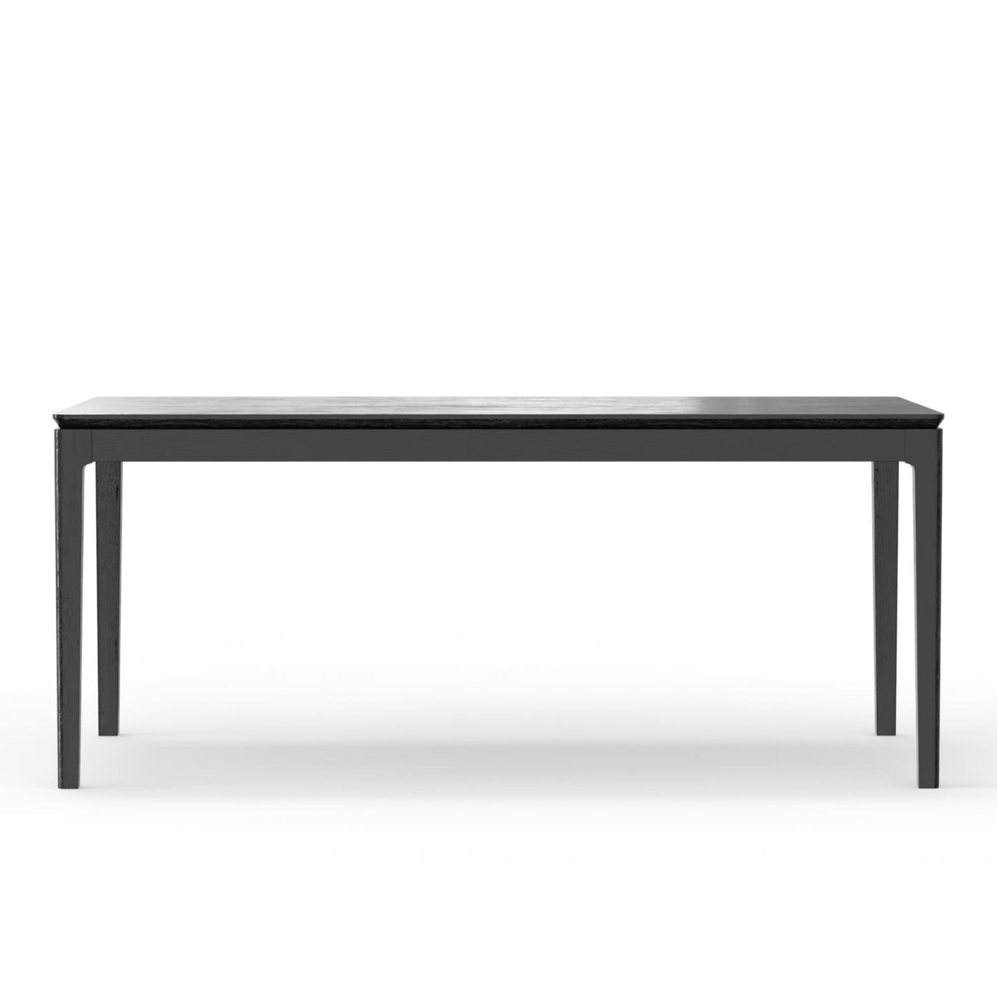 Juego de comedor rectangular Alpine Furniture Cove - Negro vintage