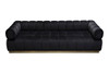 Image Black Velvet Sofa