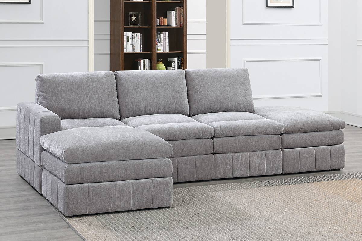 Poundex Modular Sectional - Granite