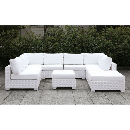 Somani White Sectional - Set 4