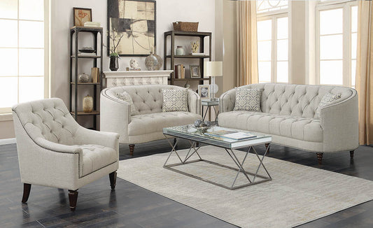 Avonlea Sofa Collection w/Button Tufting & Nailhead Trim