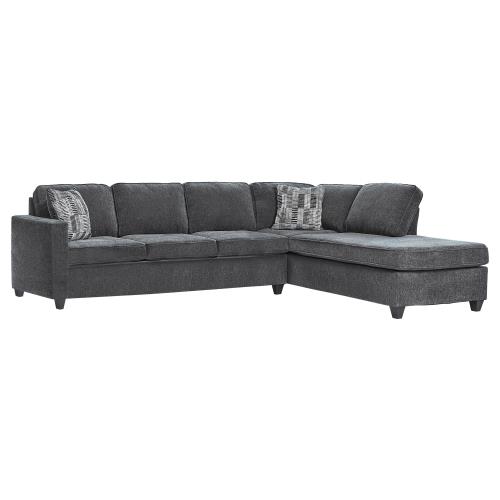 McCord 509347 Cushion Back Sectional by Coaster