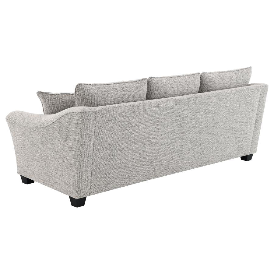 Tomkins Boucle Upholstered Sofa Set Light Grey