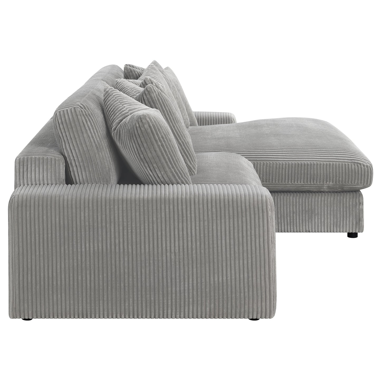 Blaine 2 Pc Reversible Sectional - Fog or Sand