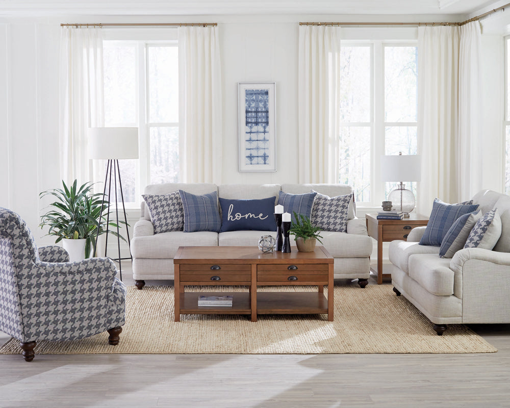 Glenn Farmhouse Sofa & Loveseat by Coaster