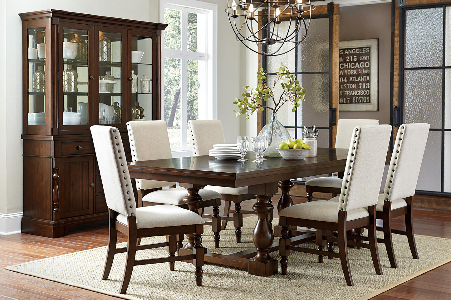 Yates 7 Pc Dining Collection w/Leaf 5167