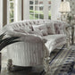 Versailles II Sofa Collection - Ivory Velvet