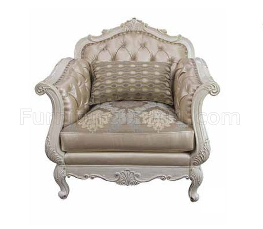 Chantelle Pearl White Chair 53542