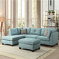 Laurissa 54390 Sectional - Light Teal