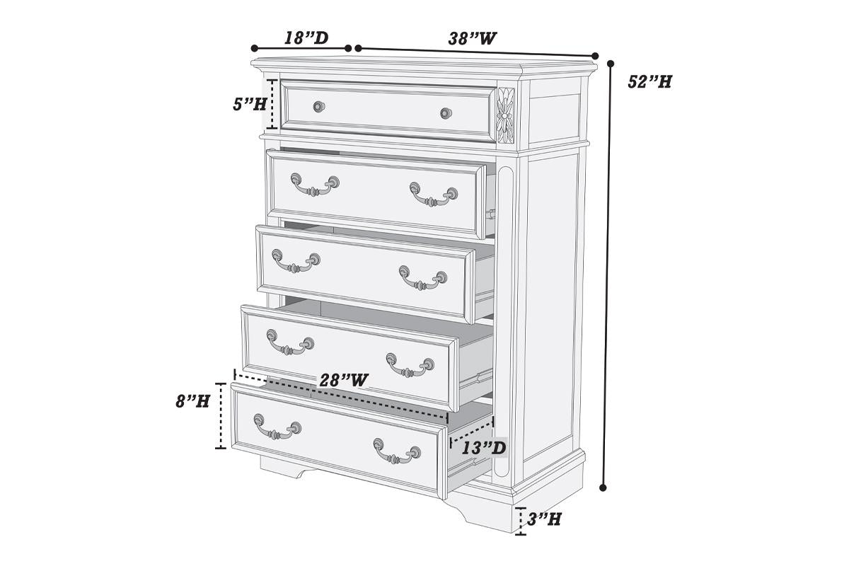 Poundex F5484 Chest