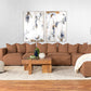 Jennifer Modular Terracotta Sectional by Coaster Furniture