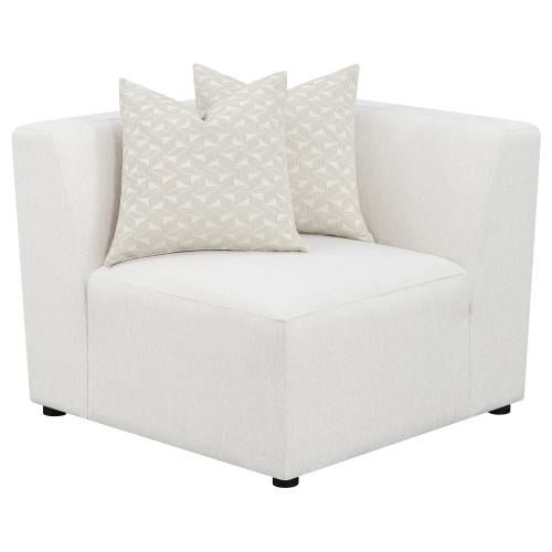 Freddie 7 Pc Upholstered Modular Sectional Pearl