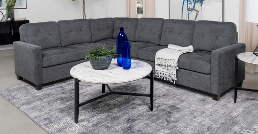 Georgina 4-Pc Upholstered Modular Sectional Sofa