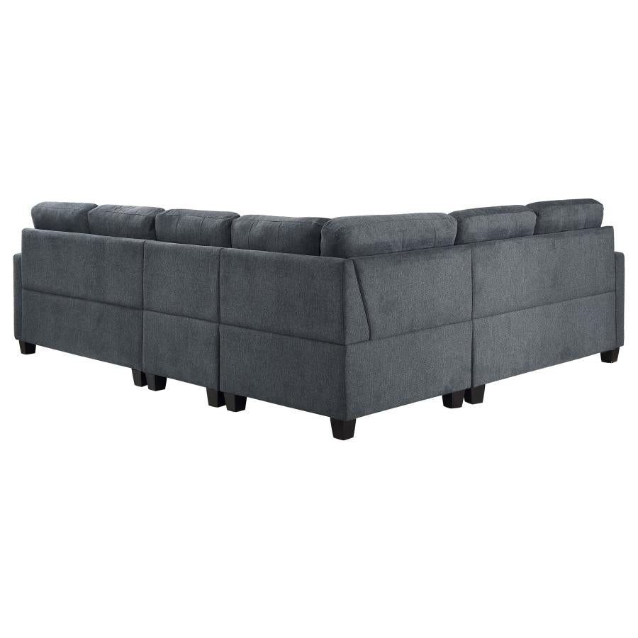 Georgina 4-Pc Upholstered Modular Sectional Sofa