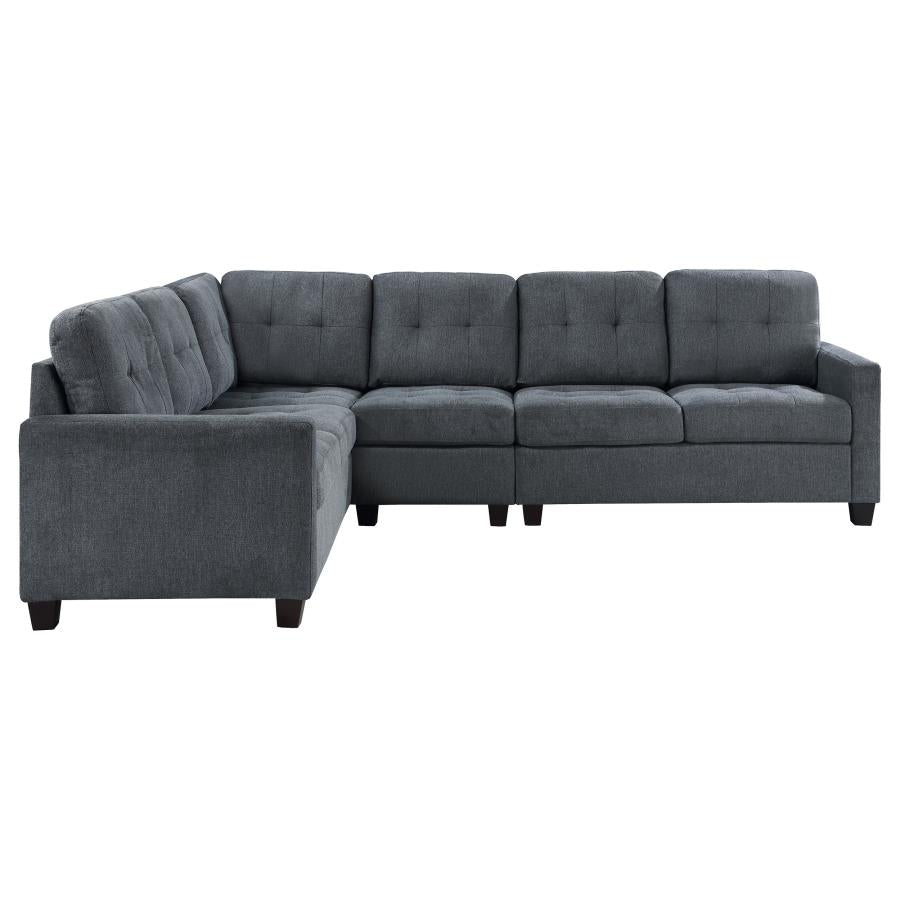 Georgina 4-Pc Upholstered Modular Sectional Sofa