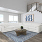 Raleigh Modular Boucle Ivory Sectional 551751