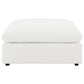 Raleigh Ivory Boucle Ottoman 551753