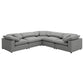 Raleigh Modular Boucle Grey Sectional  551754