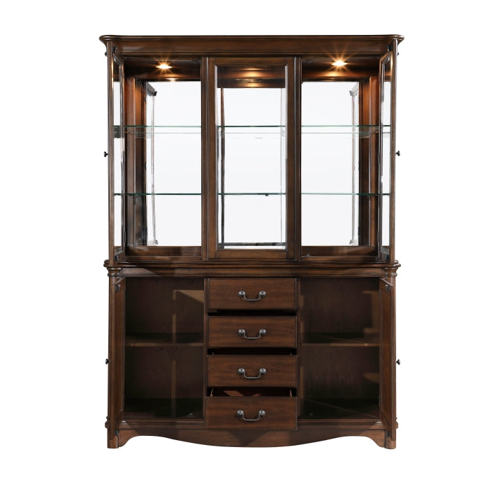 Rexford Cherry Finish Buffet & Hutch 5615-50