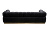 Image Black Velvet Sofa