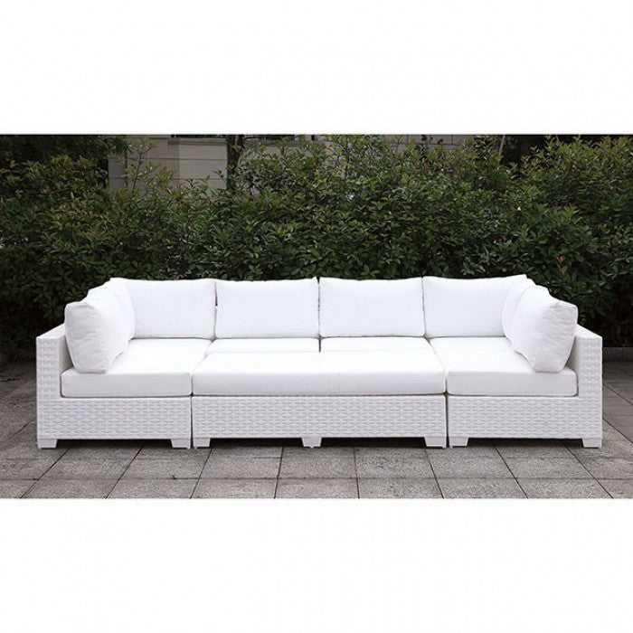 Somani White Sectional - Set 5