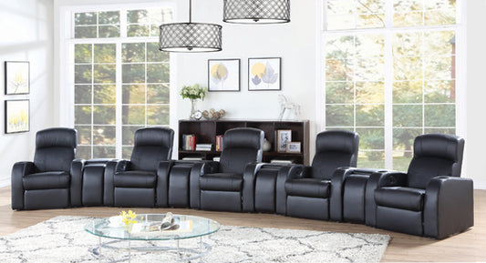 Cyrus 9 Pc Theater Seating Sectional 600001-S5A