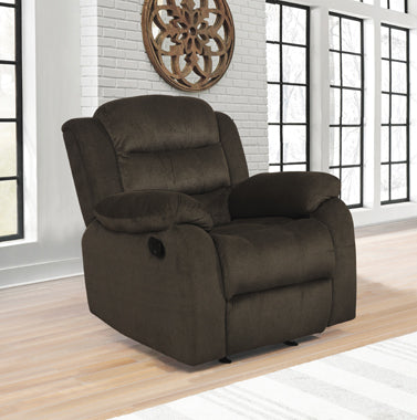 Sillón reclinable planeador tapizado Rodman 601883