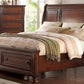 McFerran B608 Cherry Finish 4 Pc Bedroom Set