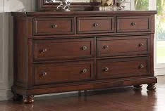 McFerran B608 Cherry Finish 4 Pc Bedroom Set