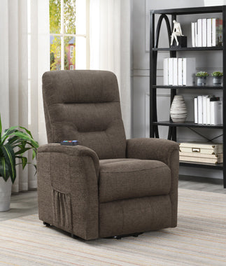 Sillón reclinable de masaje Henrietta Power Lift - Marrón 609450P