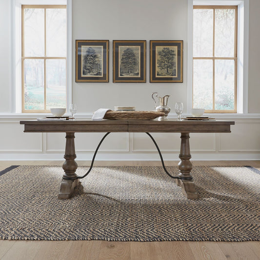 Americana 7 Pc Trestle Table Set by Liberty