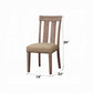 Nathaniel 62330 Dining Collection - Fabric & Maple Finish