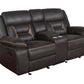 Greer Upholstered Sofa Collection - Dark Brown or Taupe