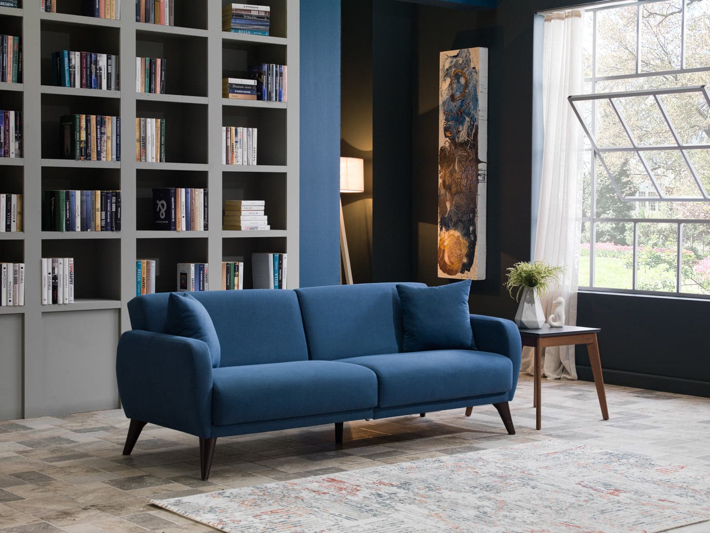 Flexy Sofa in a Box - Zigana Indigo Blue