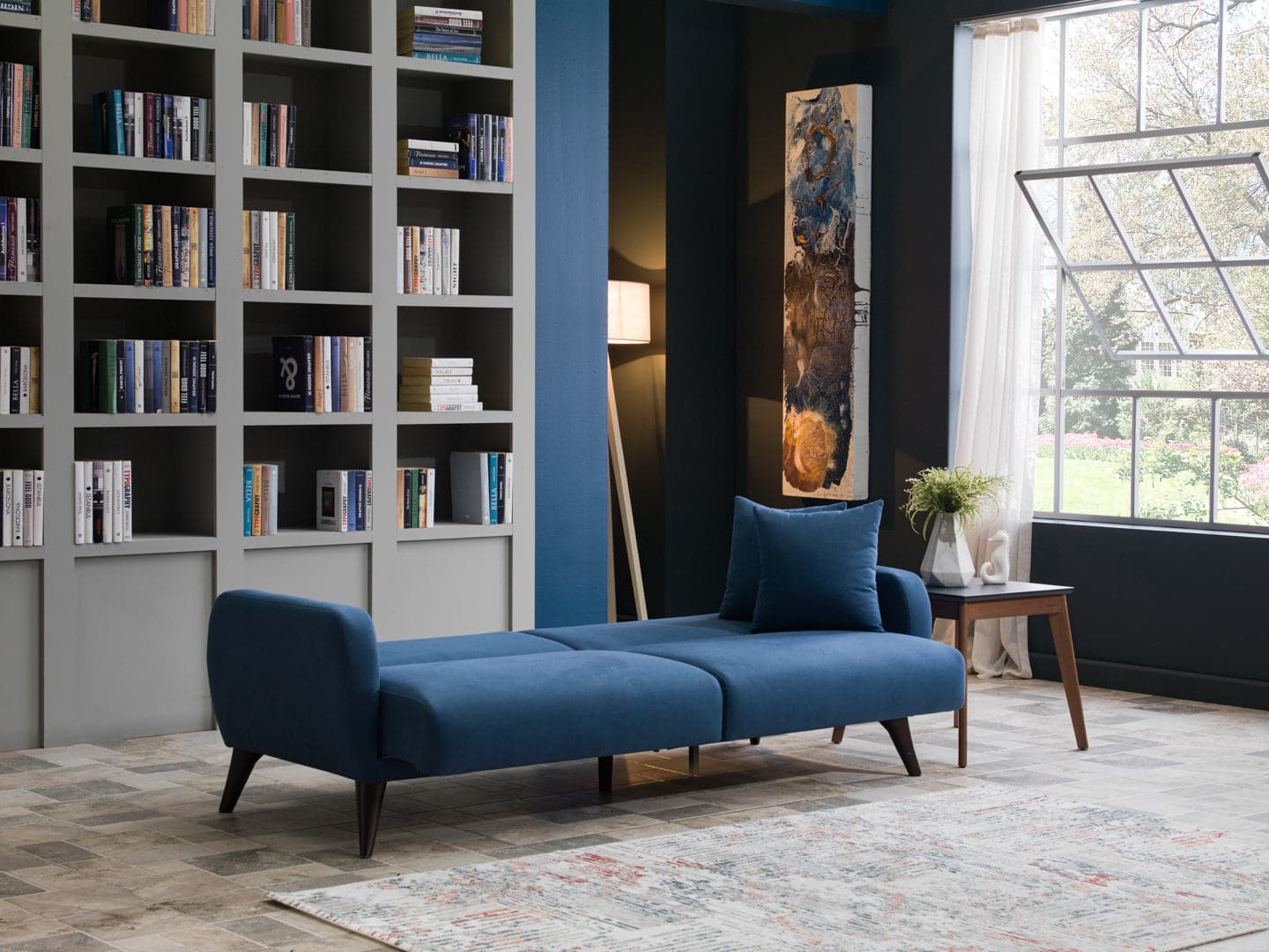 Flexy Sofa in a Box - Zigana Indigo Blue