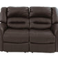 F6754 Poundex 2 Pc Sofa Set Brown