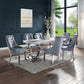 Zander White Marble Dining Collection