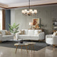 Lexi Cream Sofa & Loveseat by Cosmos LEX-SL